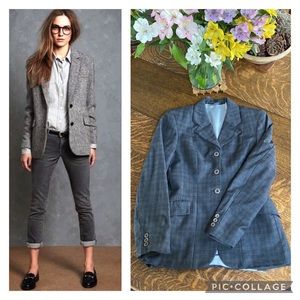 Wool COLLEGIATE BLAZER Grande Prix Made in Canada size EU 10 or Size US 6